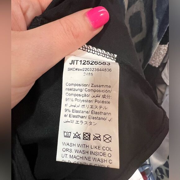 NWT SHEIN basics black dress size M - Picture 4 of 6